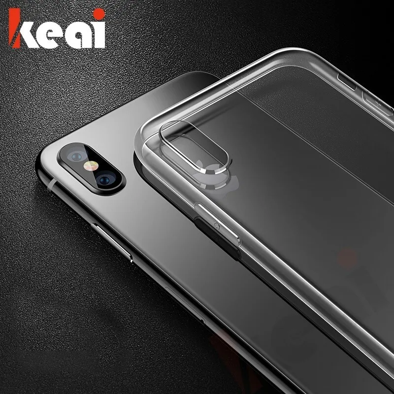 Koop Zachte Siliconen Telefoon Case Voor iPhone Xs Xs Max XR X 8 7 6 6 s Plus Case Clear TPU back Cover Voor iPhone 8 Plus 7 Plus 6 Plus Capa Tas
