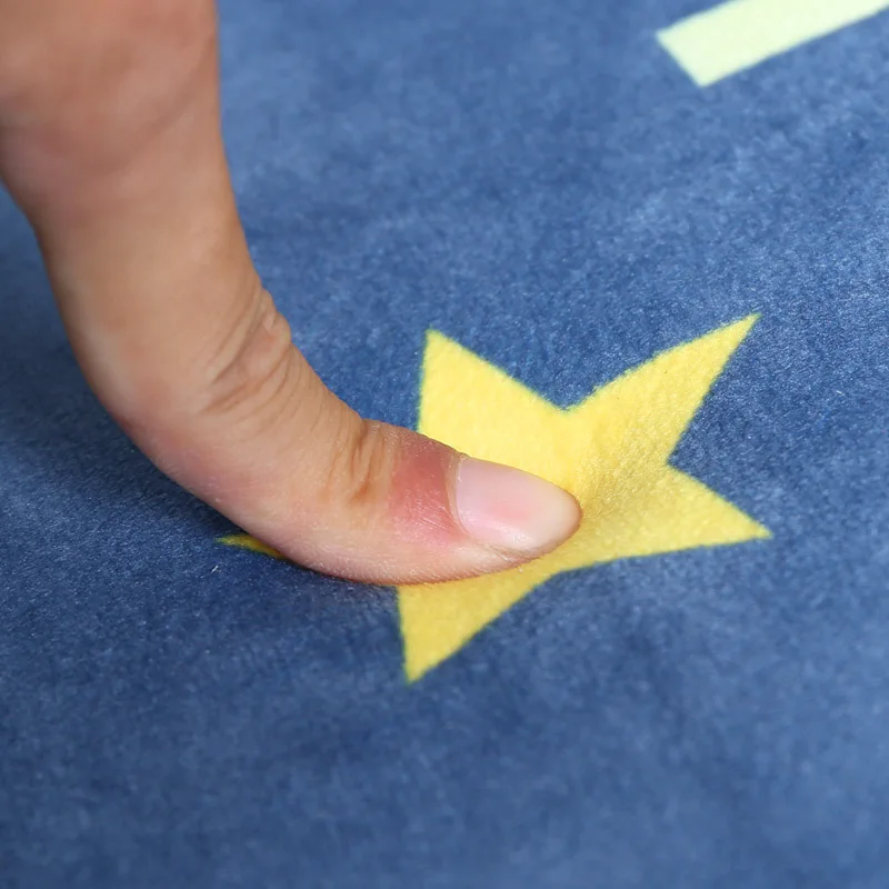  Infant Shining Baby Play Mat Children Puzzle Cartoon Carpet Suede Large Rugs Living Room Mat Childr
