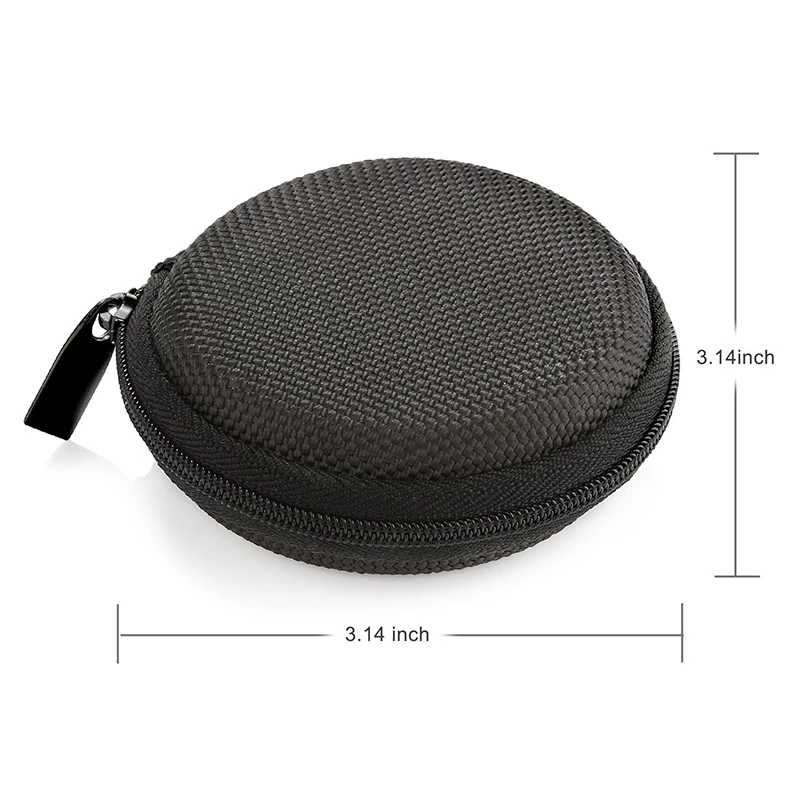 Ascromy EVA Carrying Case for Apple Airpods Earpods Bluetooth Headset Earphone Earbuds USB Flash Drive Cable SD Card Accessories (5)