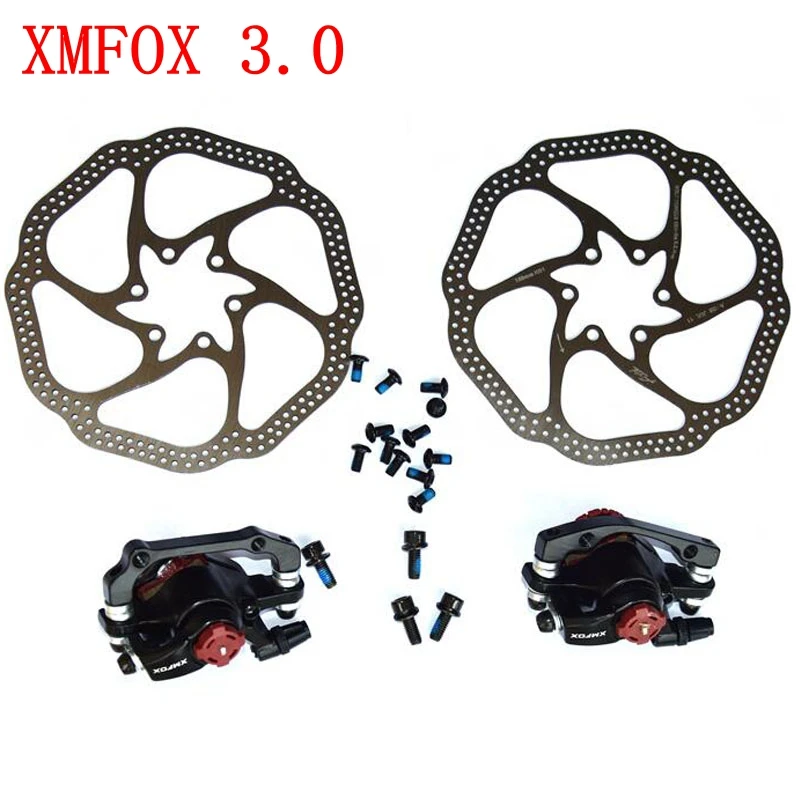 XMFOX 3.0 MTB الطريق كابح دراجة قرصي الجبهة الخلفية للدراجة قرص فرامل FR5 الفرامل منصات الدوار PK BB5 BB7 دراجة أجزاء