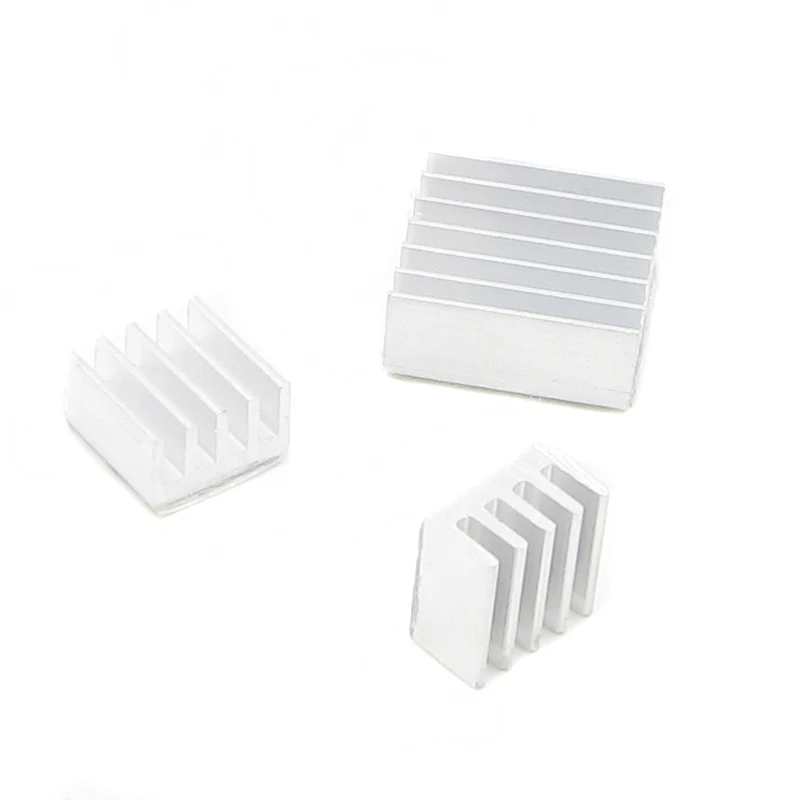 5Lots/3PCS One Aluminum Heatsink Cooler Adhesive Kit For Cooling Raspberry Pi Set