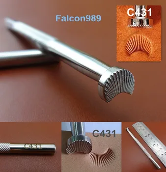 

1pc Stainless Steel Leather Craft Carving Stamping Stamp Punch Stamper Tool Master Leather Stamper - Chisel Pricking Iron Awl