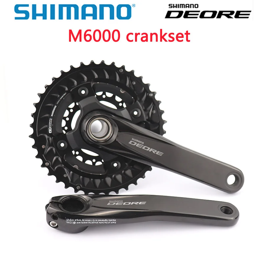 Shimano DEORE FC M6000 HOLLOWTECH II Crankset M6000 2x10 3x10-Speed Crankset with BB52 40-30-22T 28-38T 170MM mtb Bicycle Parts
Shimano DEORE FC M6000 HOLLOWTECH II Crankset M6000 2x10 3x10-Speed Crankset with BB52 40-30-22T 28-38T 170MM mtb Bicycle Parts