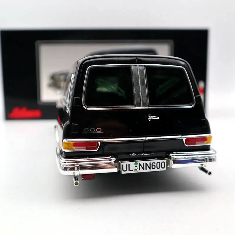 SCHUCO 1:18 для Mercexdes-Beniz 600 HEARSE FUNERAL CAR 1965 CARRO FUNEBRE игрушки из полимера модели автомобилей черный