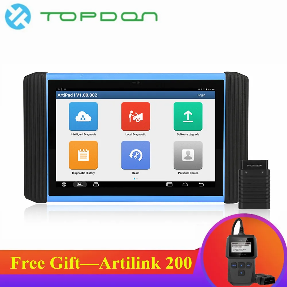 TOPDON Auto Diagnostic Tool ArtiPAD I Professional Engine Analyzer For