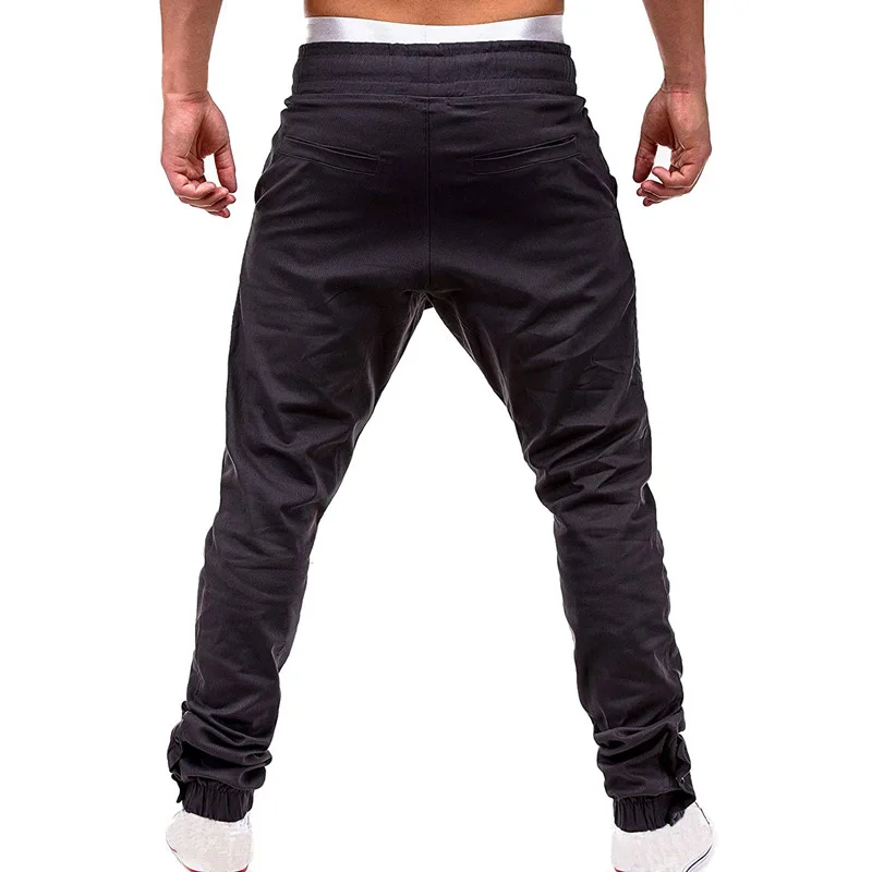 Men Cargo Pants Autumn Hip Hop Harem Joggers Pants New Male Trousers Mens Solid Multi-pocket Pants Skinny Fit Sweatpants