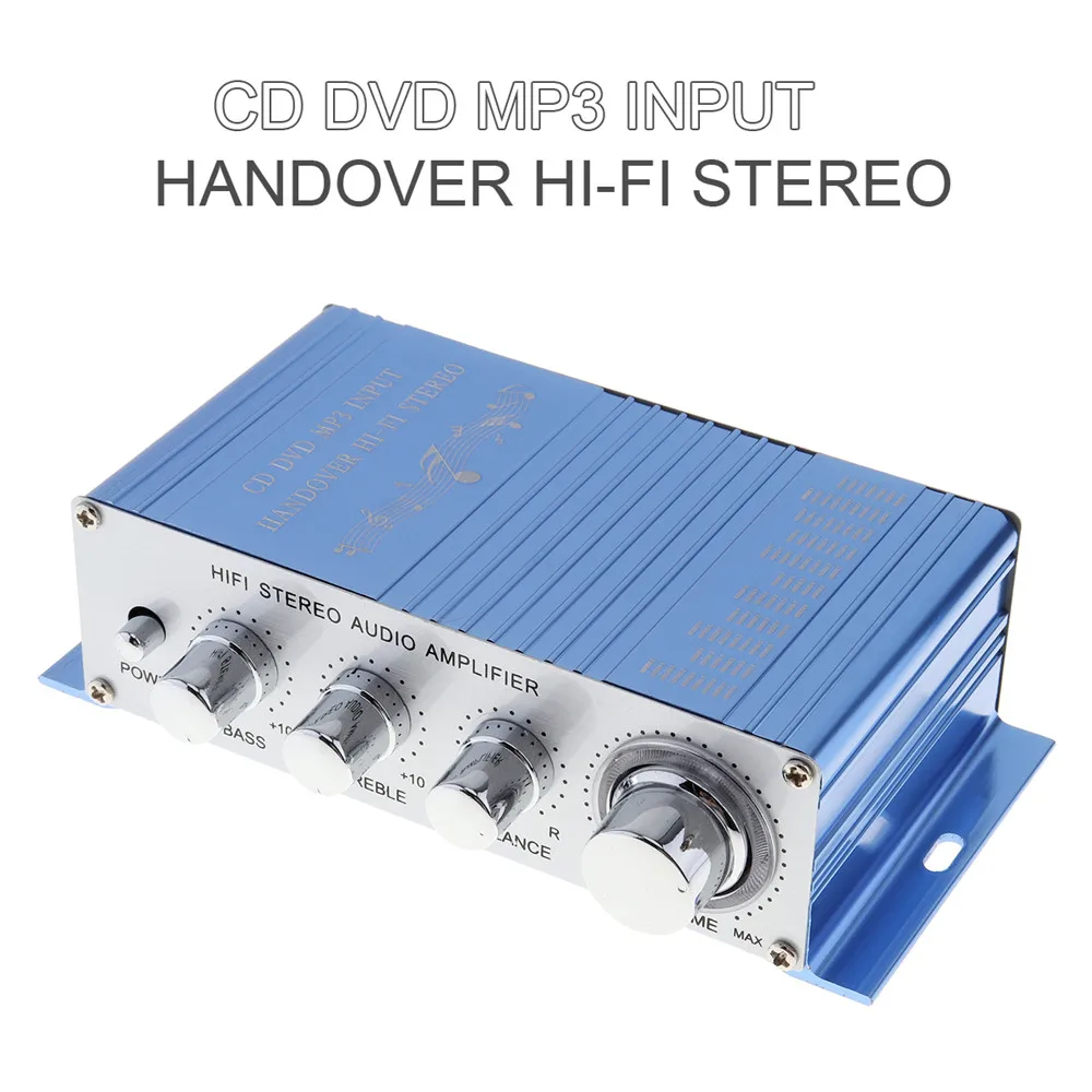 

KENTIGER DC12V CD / DVD / MP3 Input Hi-Fi Car Stereo Audio Amplifier RMS 20W + 10W 130 x 73 x 40mm
