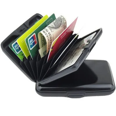 Высококачественная металлическая алюминиевая визитная карточка имя держатель для карт Чехол кошелек держатель для кредитных карт Обложка для паспорта держатель для карт