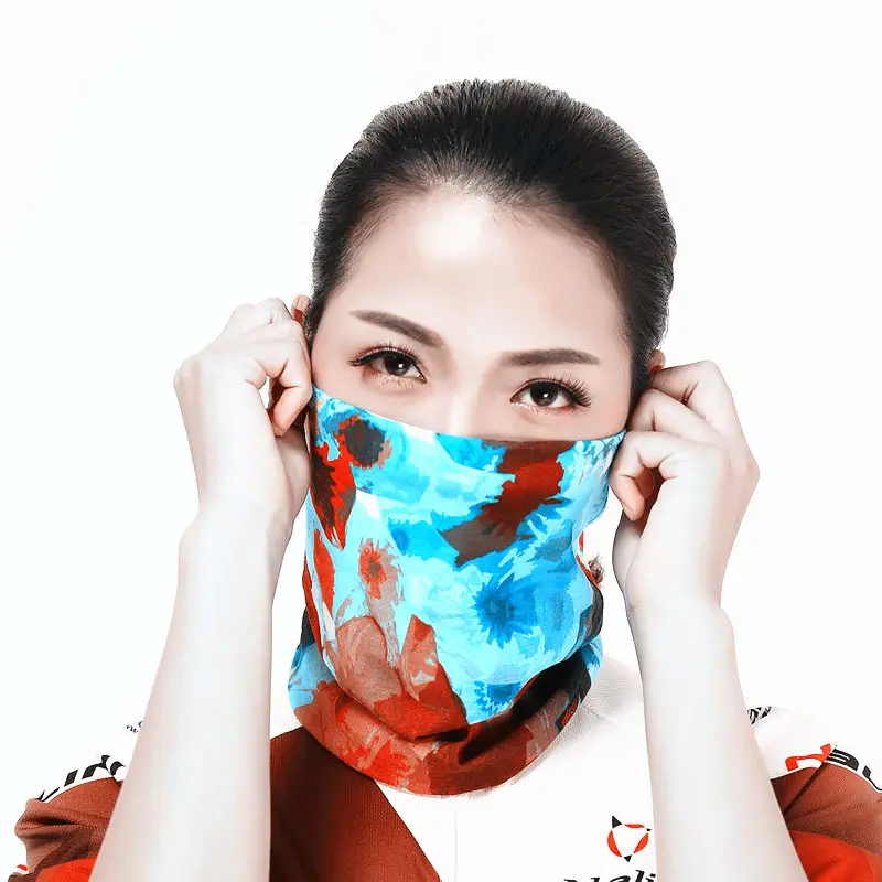 Несколько способов носить женские хиджаб банданы полиэстер Военная камуфляжная маска для лица теплый шарф Новинка специальные аксессуары