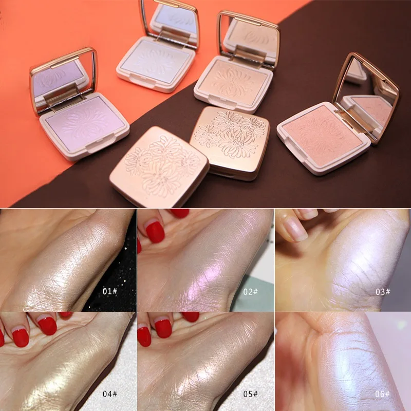 

Highlighter Facial Bronzers Palette Makeup Glow Kit Face Contour Shimmer Powder Body Base Highlight Cosmetics