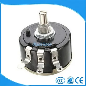WX112 WX050  1K~47K 3 Soldering Terminals  Round Metal Shaft Single Turn Wire Wound Potentiometer 5W