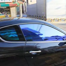 90*200 см блестящий Хамелеон задней стороне окна автомобиля фильм оказалось изменить Цвет окна автомобиля Оттенок Стикеры Фольга Солнечный защита