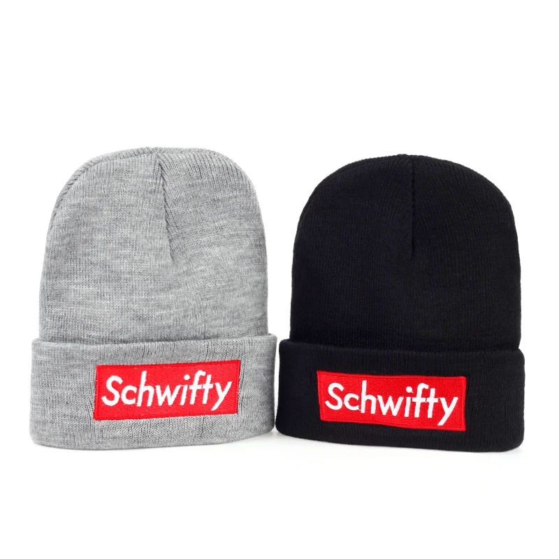 Schwifty الشتاء قبعات منسوجة ريك و Morty الكلاسيكية اللغة للحصول Schwifty جدا بارد قبعة التزلج قبعات متماسكة الدافئة Skullies