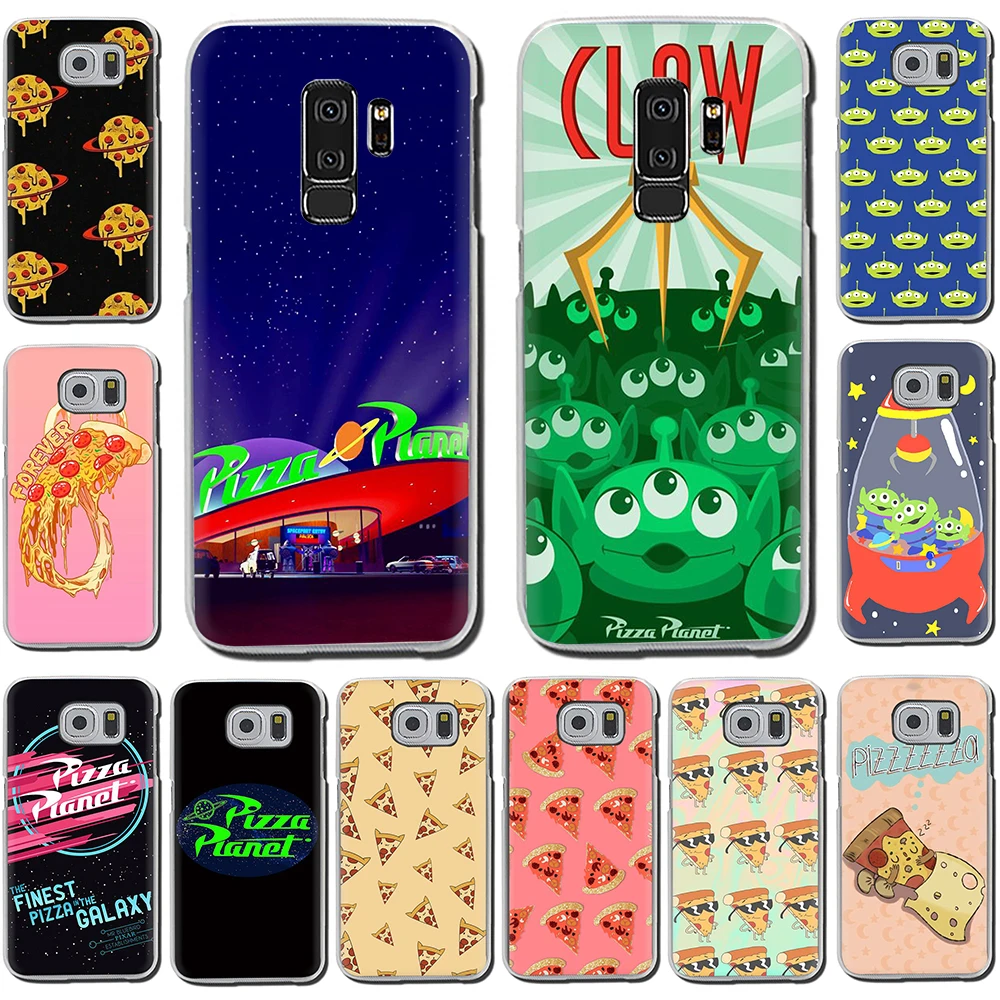 

Toy Story Pizza Planet Hard phone cover case for Samsung Galaxy S6 7 Edge S8 9 10 Plus Note8 9 M10 20 30