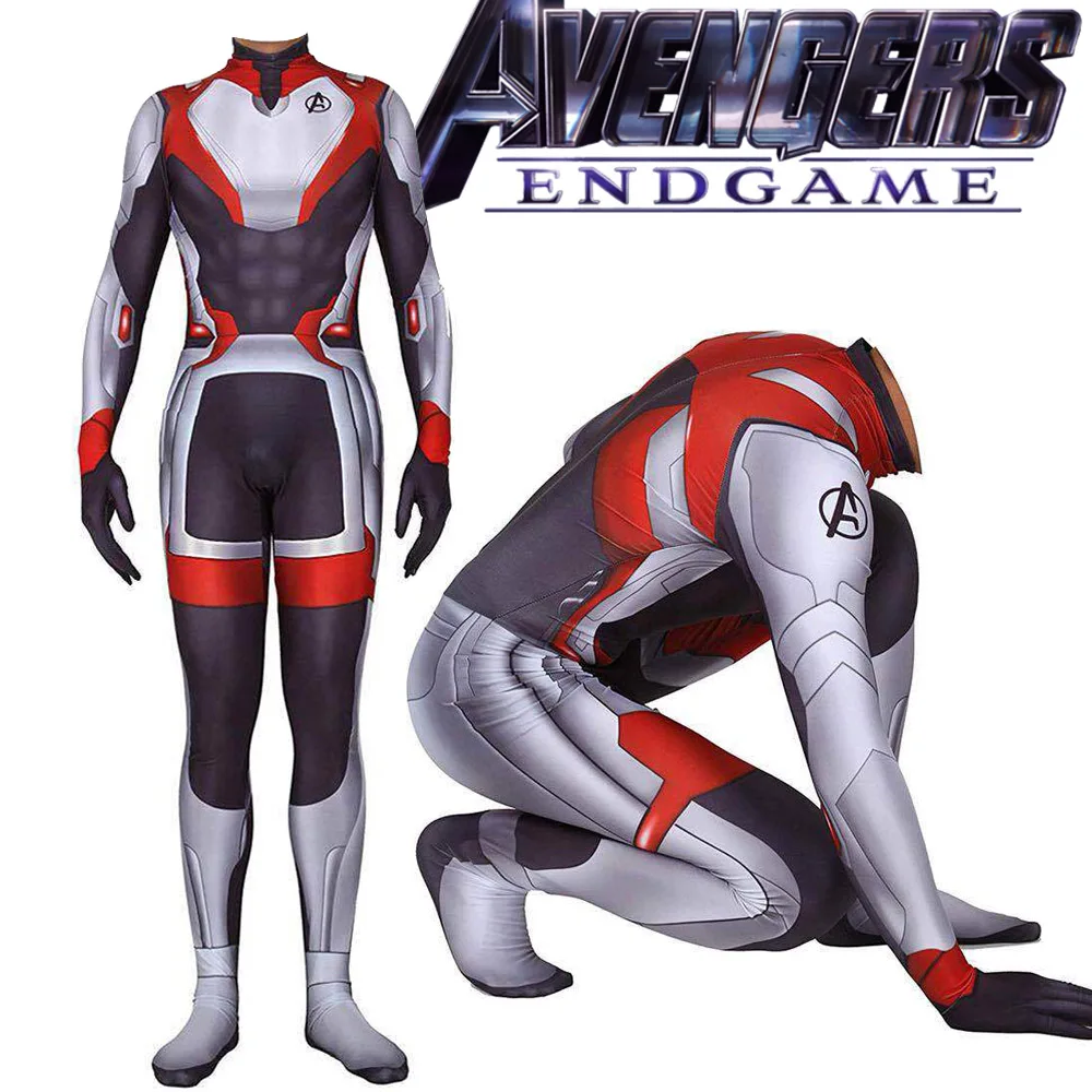 Мстители 4 эндшпиль квантовое царство супергерой косплей костюм Капитан Америка Marvel Zentai боди костюм комбинезоны дропшиппинг