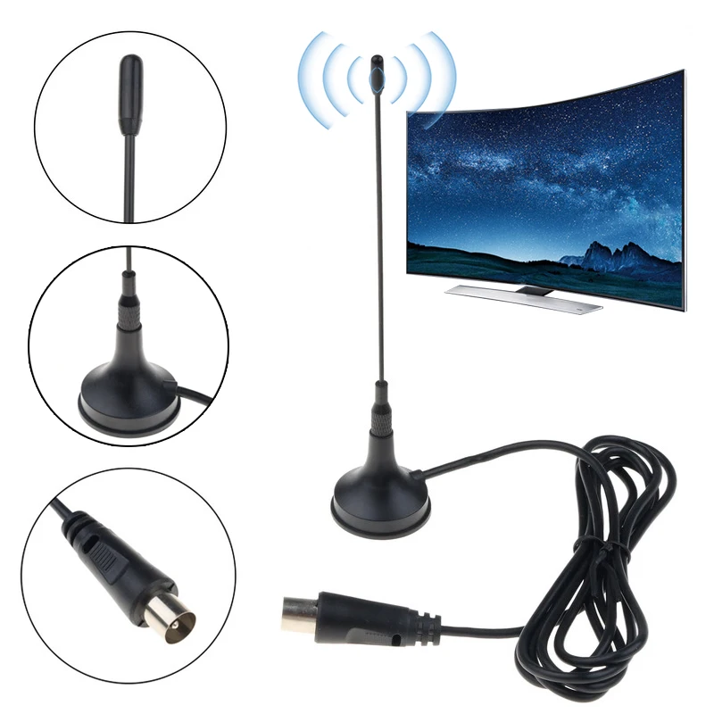 Kebidumei HD TV цифровой Внутренний сигнал антенна приемника усилитель мини ТВ 5dBi DVB T