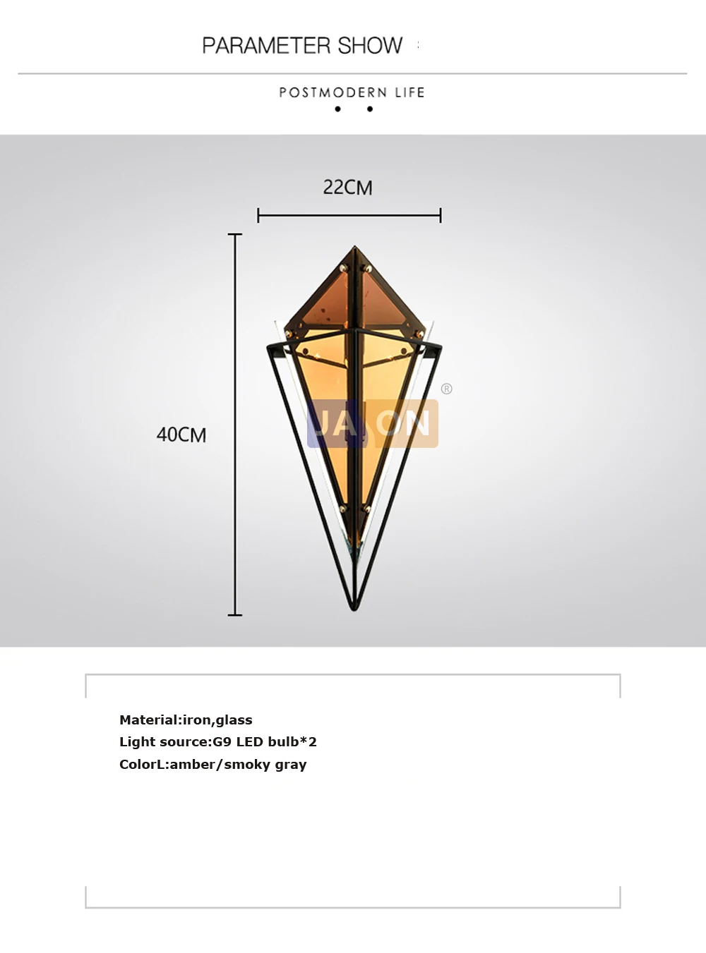 g9 led Нордик Amber дымчатый серый стеклянные Железные дизайнерские Светодиодные Лампы Светодиодные Светильники.бра.бра нa стену.Бра.Светильники Настенные светильники.Настенный Светильник.Для Магазина,Спальни