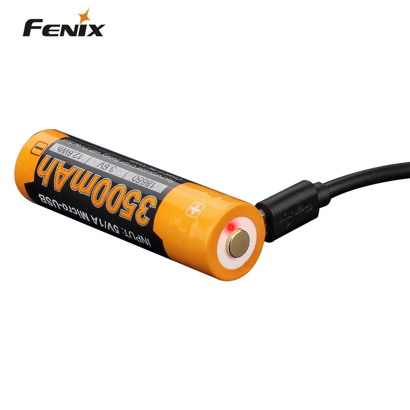 Fenix ARB-L18-3500U USB Перезаряжаемый 3500mAh 18650 литий-ионный аккумулятор