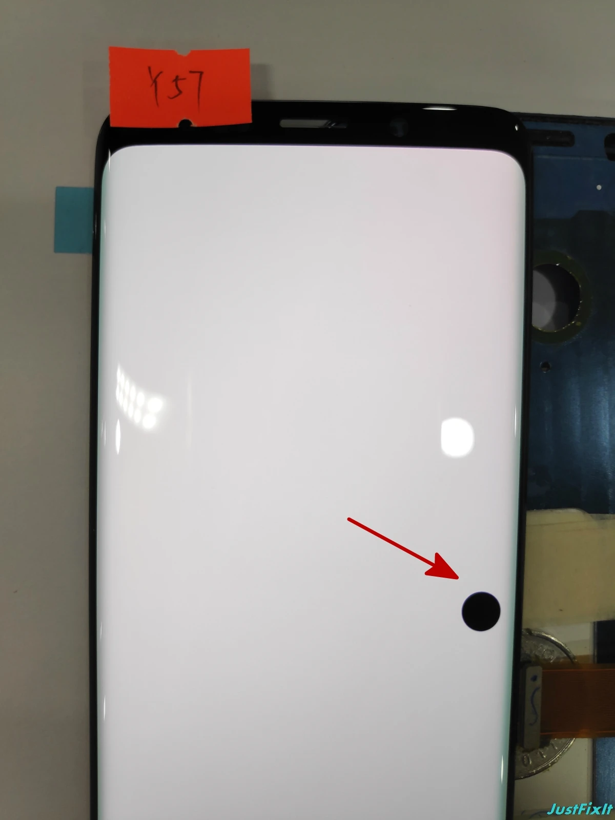 NO.Y57 For Samsung Galaxy S9 G960 G960f Defect Lcd Display