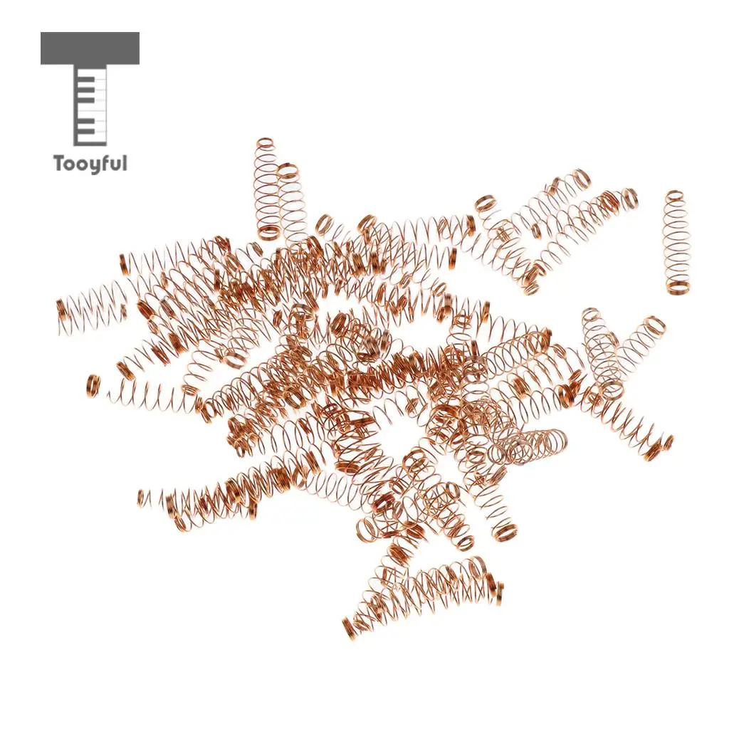 Tooyful 90pcs Copper Jack Springs for Upright Piano Replacement Parts 26mm