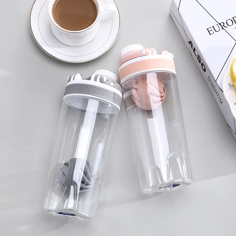 550 ml/700 ml протеин порошок шейкер бутылка для смешивания Спорт Фитнес шейкеры