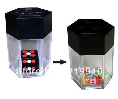 

Free shipping 2 pcs/lot Color Explode Dice Magic Tricks