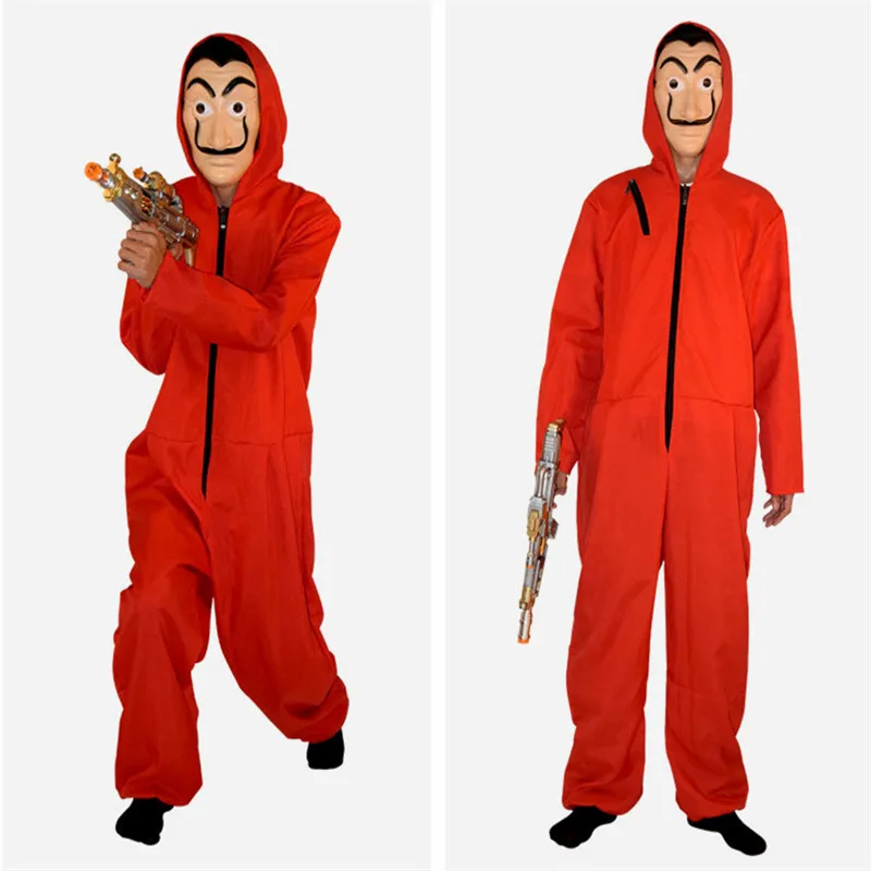 Movie La Casa De Papel Salvador Dali Cosplay Clothes New Arrivel Season ...