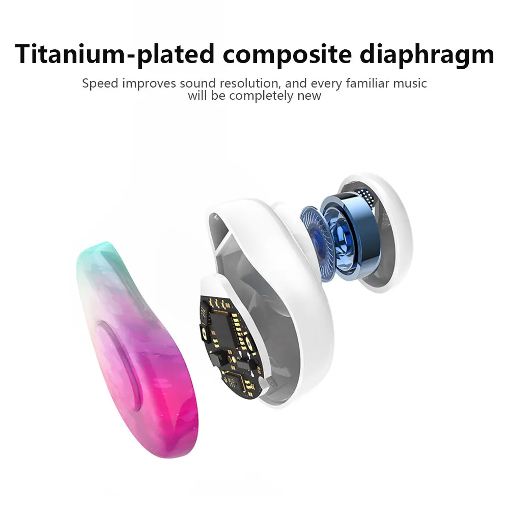 Профессиональные Мини 3D стерео звук Bluetooth наушники невидимые настоящие Беспроводные водонепроницаемые спортивные наушники с power bank
