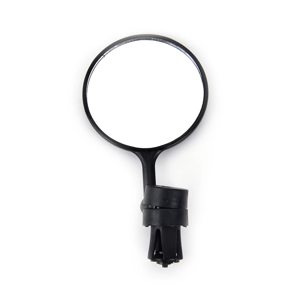 1 pcs Universal Cycling Bike Handlebar Rear View Glass Black Flexible Adjustable Safe Rearview Mirror Drop Shipping