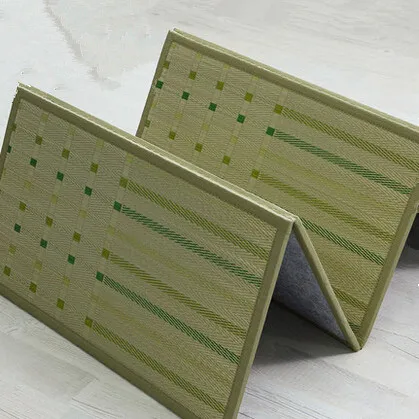 Japanese Tatami Mat Folding Floor Mat Straw Rectangle 82 180cm