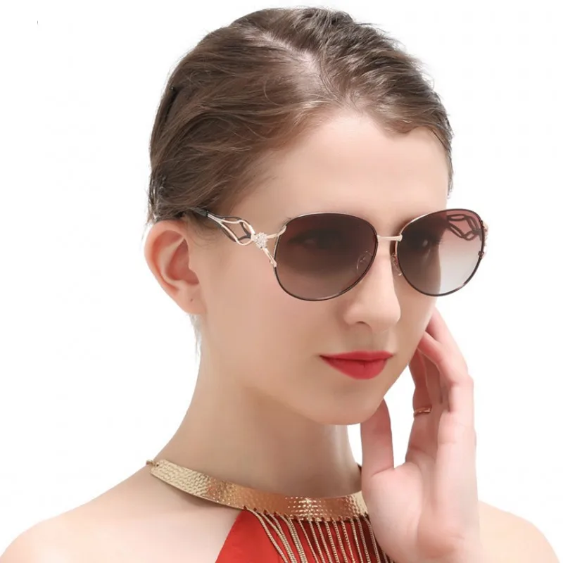Hot sell 2017 Large sunglasses New fashion polarized sunglasses driving