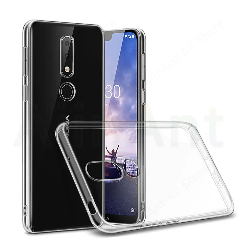 

Aiinant Case For Nokia 1 2 2.1 3.1 5 5.1 6 6.1 7 8 9 x5 x6 2018 Plus Transparent Soft TPU Safe Anti-fall Phone Back Cover Case
