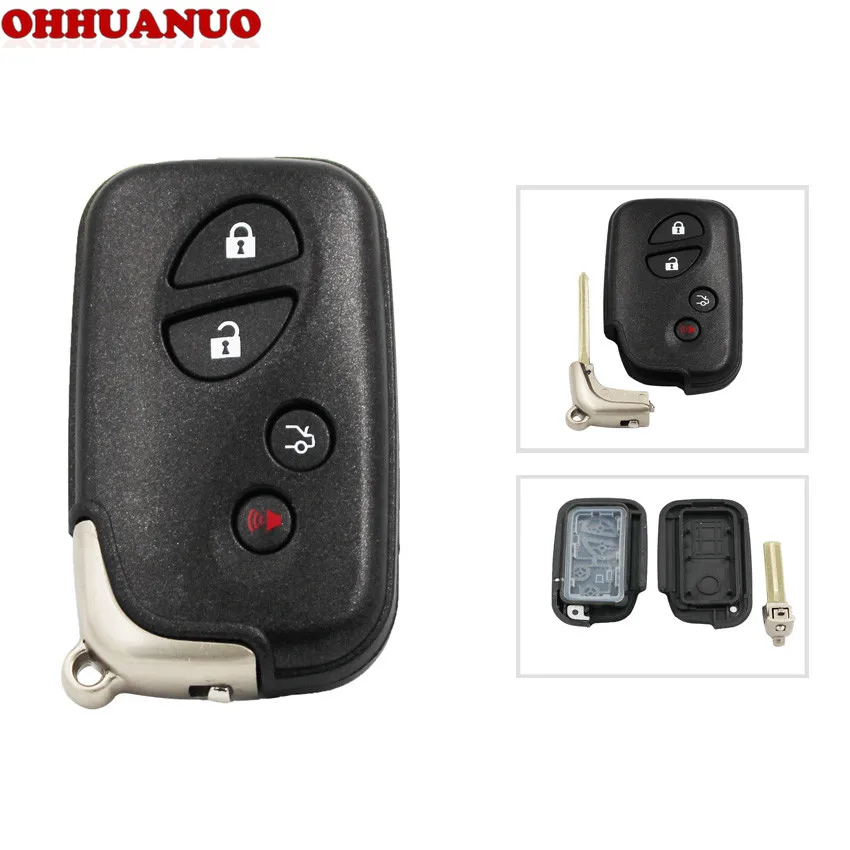 4 Button Replacement Shell Smart Remote Key Case Fob For Lexus IS250