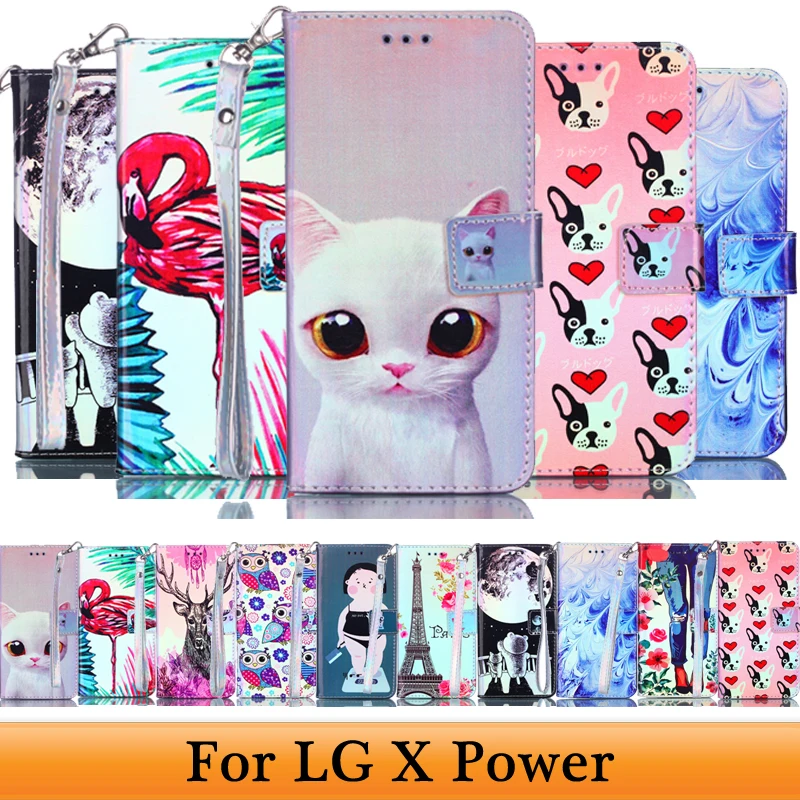 Кожаный чехол-книжка для LG X Power магнитный K 220 K220 XPower K220DS K210 LS755 силиконовый чехол |