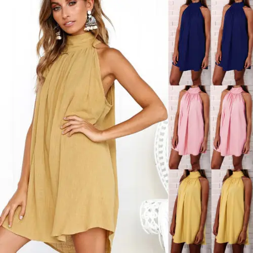 

New Sexy Womens Summer Straps Ruffled Bodycon Dress Ladies Party Short Mini Dress AU