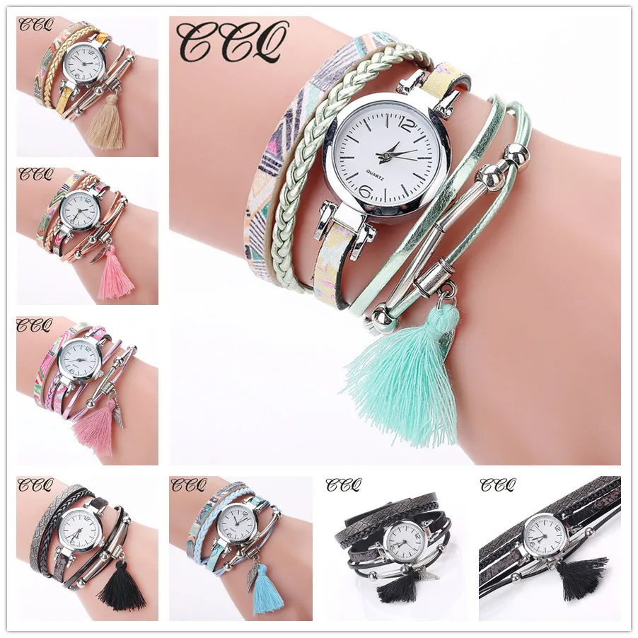 

CCQ Fashion Women Girls Analog Quartz Wristwatch Ladies Dress Bracelet Watches bracelet watches for women watch women luxury
