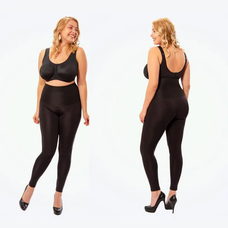 anti cellulite compression leggings plus size