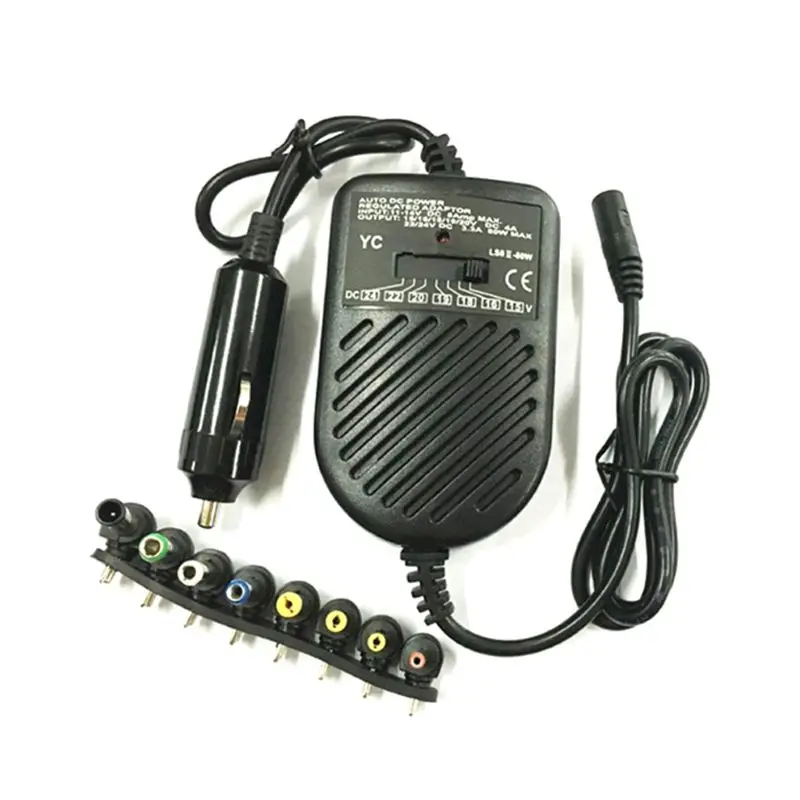 

2020 New DC 80W Car Auto Universal Charger Power Supply Adapter Set For Laptop Notebook