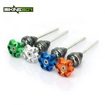 

BIKINGBOY New Engine Accessories Plugs Oil Dipstick fit for Yamaha BWS 125 BWS-125 BWS125 All Years Aluminium CNC Machined