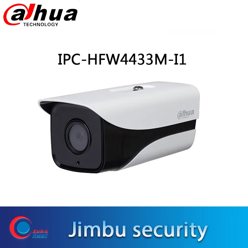 

dahua IPC-HFW4433M-I1 ONVIF IR50m 4MP IR IP67 IR Camera cctv bullet with bracket H.265 starlight 4MP POE ip camera