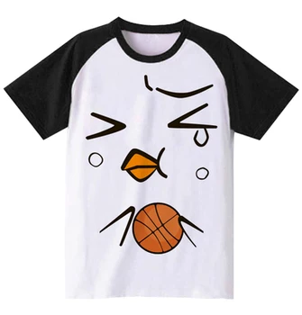 

Free shipping Anime Kuroko no Basket T-shirt casual round neck printed cute T-shirt cosplay Kuroko Tetsuya T-shirt 2018