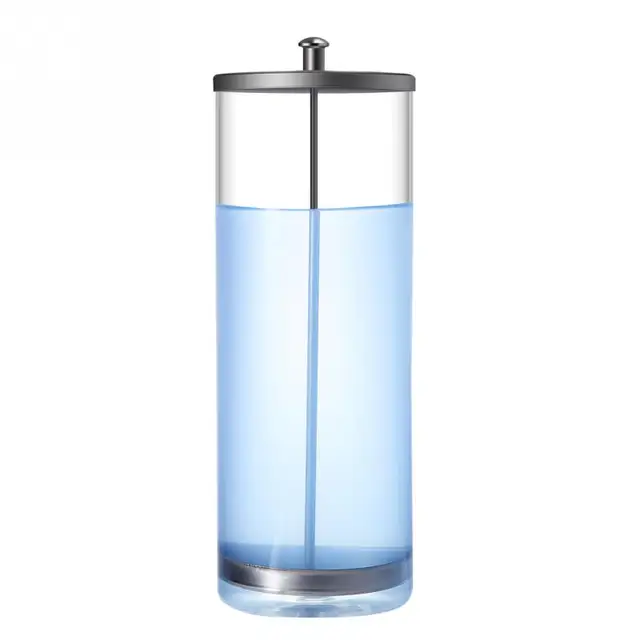 9 inch Glass Nail Disinfection Cup Sterilizer Jar Container Disinfecting Jar for Disinfection