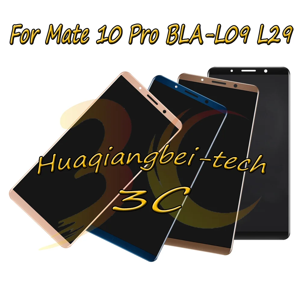 6,0 '' для Huawei Mate 10 Pro BLA-L09 BLA-L29 Полный ЖК-дисплей+ сенсорный экран дигитайзер сборка протестирован с отслеживанием