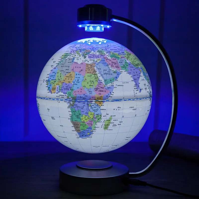 Светодиодный Плавающий глобус с картой мира, магнитный левитационный светильник bola de plasma Dec, плазменный шар, антигравитационный магический/ светильник, новинка, подарок