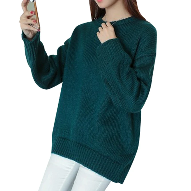 Chompa cuello redondo mujer Clearance