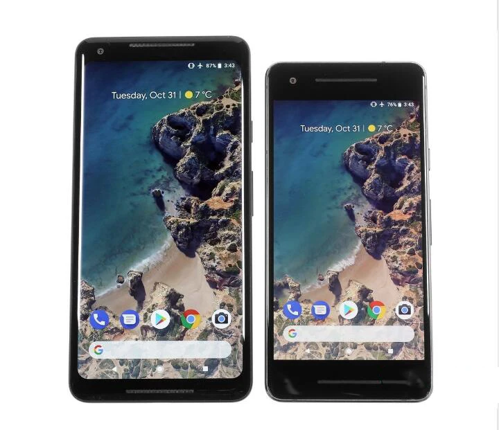 Разблокированный смартфон Google Pixel 2, четыре ядра, 4 Гб ОЗУ, 64 ГБ/128 Гб ПЗУ, 1920x1080, 4G LTE, 5,0 дюйма, мобильный телефон