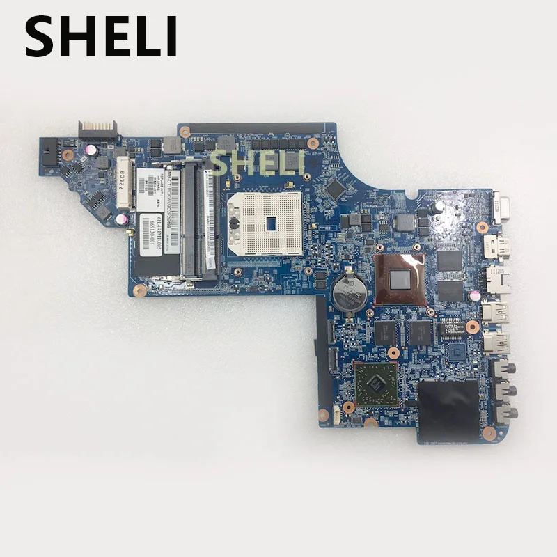 SHELI для hp 665284-001 Материнская плата для ноутбука DV6 DV6-6000 материнская плата протестирована