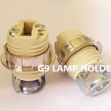 10 шт. G9 полный зуб цоколь g9 Керамика держатель лампы стент g9 нить гнезд ламп G9 опорная рама опоры устойчивый