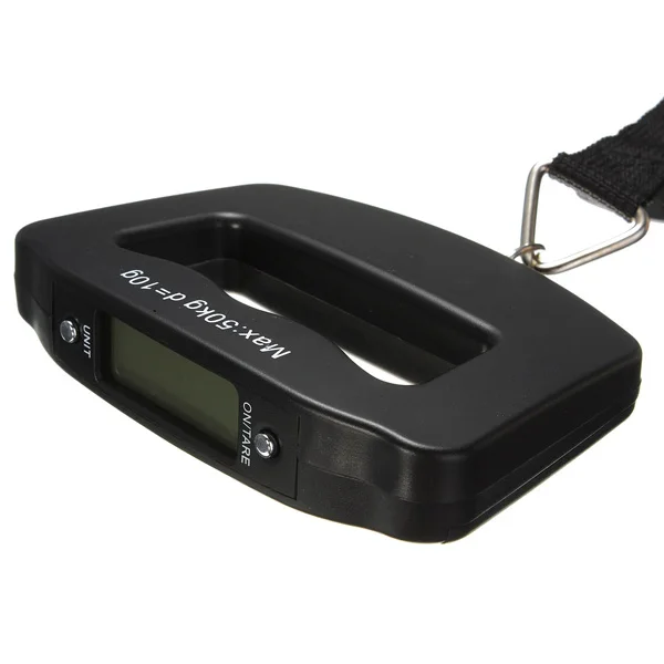 Прочный карманный Портативный 50 кг/10 г ЖК-дисплей цифровой электронный ручной крюк ремень подвесные весы Подсветка балансировочное Взвешивание