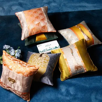 

Home Decorative Sofa Throw Pillows High-end sofa hug pillowcase villa living room cushion cover Cushion Cover Pillow